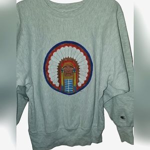 Great Condition Champion Reverse Weave Sweatshirt/ Size  Medium/ Native American